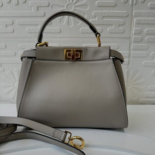 Fendi Vitello Seta Shiny Nappa Plexiglass Tortoise Mini