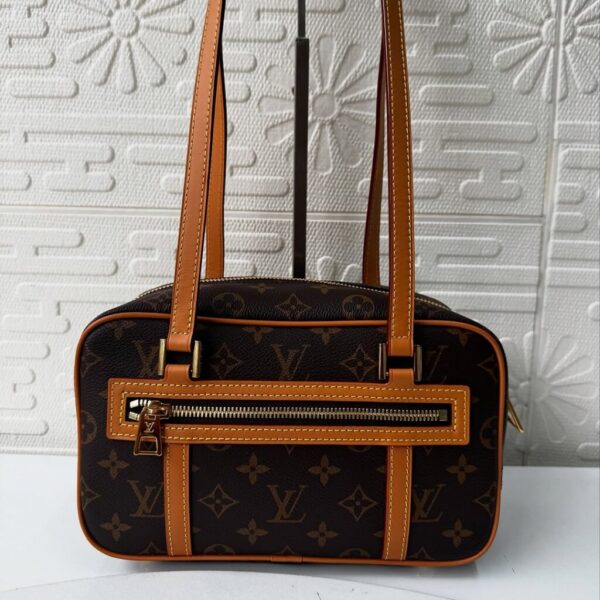 Louis Vuitton Monogram Cite Brown Shoulder Bag