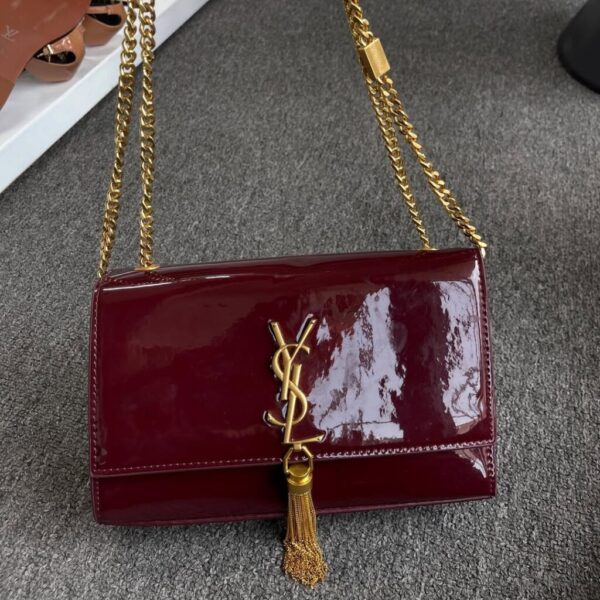 Saint Laurent Kate Tassel Chain Wallet