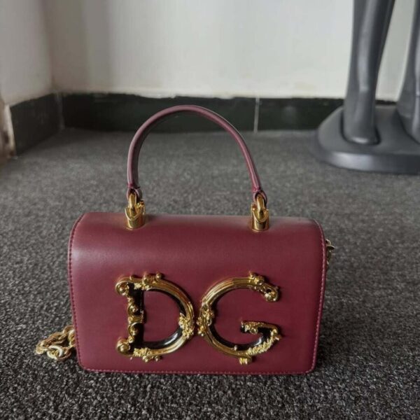 Dolce & Gabbana Devotion Bag in Burgundy